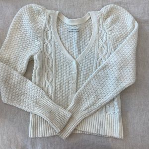 Abercrombie Puff Sleeve Cardigan